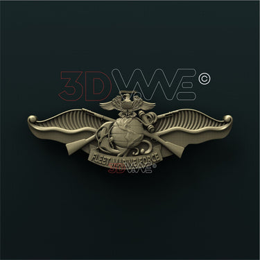 FLEET MARINE FORCE ENLISTED WARFARE SPECIALIST DEVICE 3D STL 3DWave